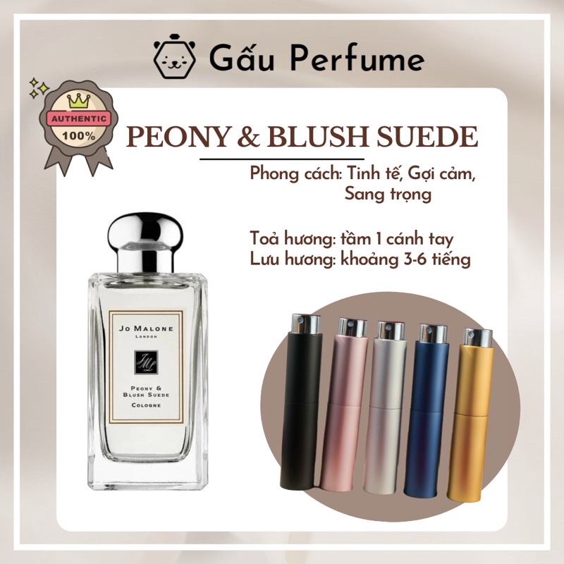 Mẫu thử nước hoa chính hãng Jo Malone Peony & Blush Suede 10ML