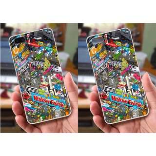 Ốp lưng Oppo A3s (dẻo viền trắng trong) - Brands