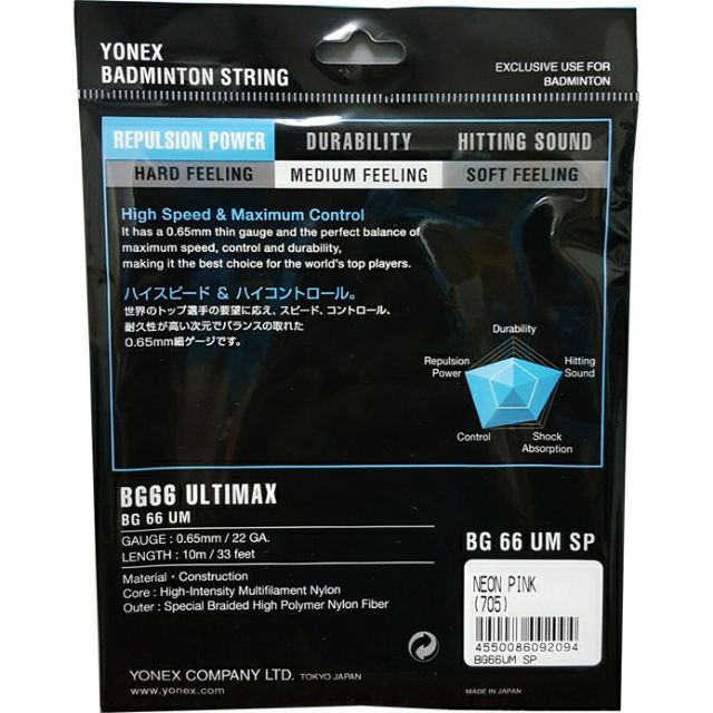 Quả Cầu Lông Ulimax Yonex String Bg66 Chuyên Dụng