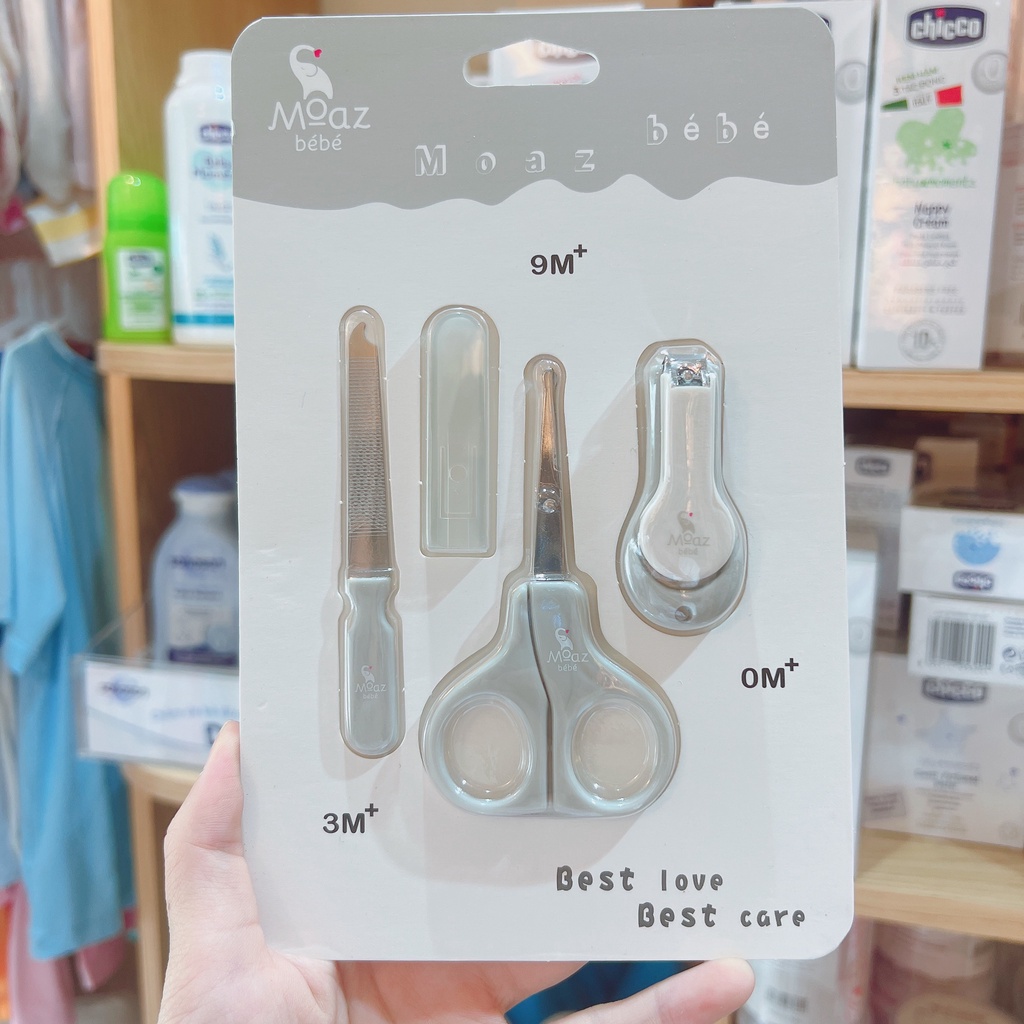 Bộ dụng cụ làm móng cho bé Moaz bébé