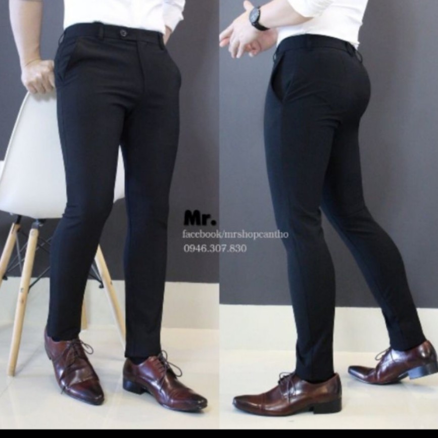 8 màu Quần Tây Âu Nam Cao Cấp hàn quốc Vải Co Dãn Xịn (Hàng Chuẩn Shop),bao đẹp chất lượng.(không ưng đổi trả )