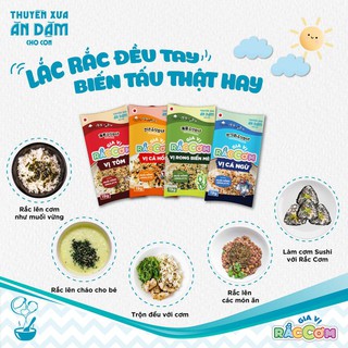 Gia vị rắc cơm- Gia vị rắc cơm ăn dặm Thuyền xưa cho bé 19 gr đủ vị