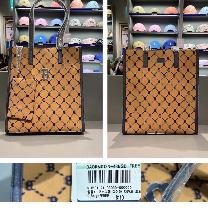 Túi Tote MLB Diamono B new season 2022 unisex thời trang