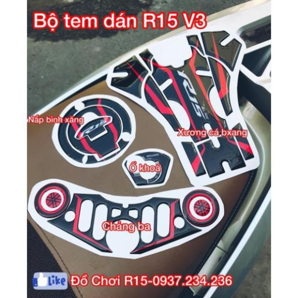 Bộ tem dán full R15v3 - tem dán