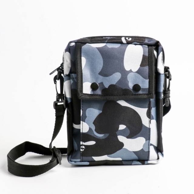 [freeship] túi đeo chéo bape đầy đủ