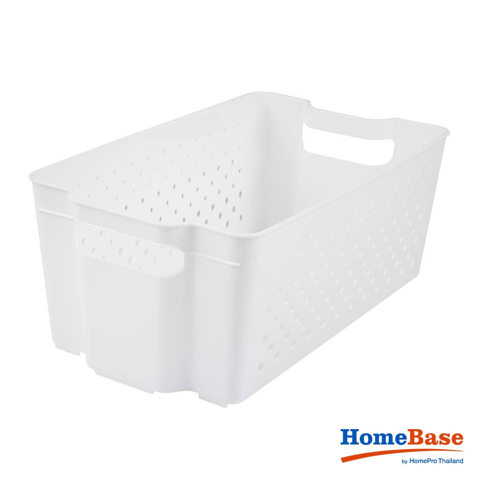 HomeBase STACKO Rổ nhựa có thể xếp chồng Thái Lan W21.4xD37xH14.7cm
