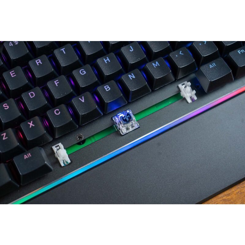 Bàn phím cơ, máy tính E-Dra EK308 Plus RGB cao cấp, switch bất tử, dùng siêu bền - Hàng chính hãng, bảo hành 2 năm