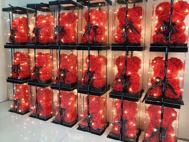 HỘP GẤU HOA FULL BOX