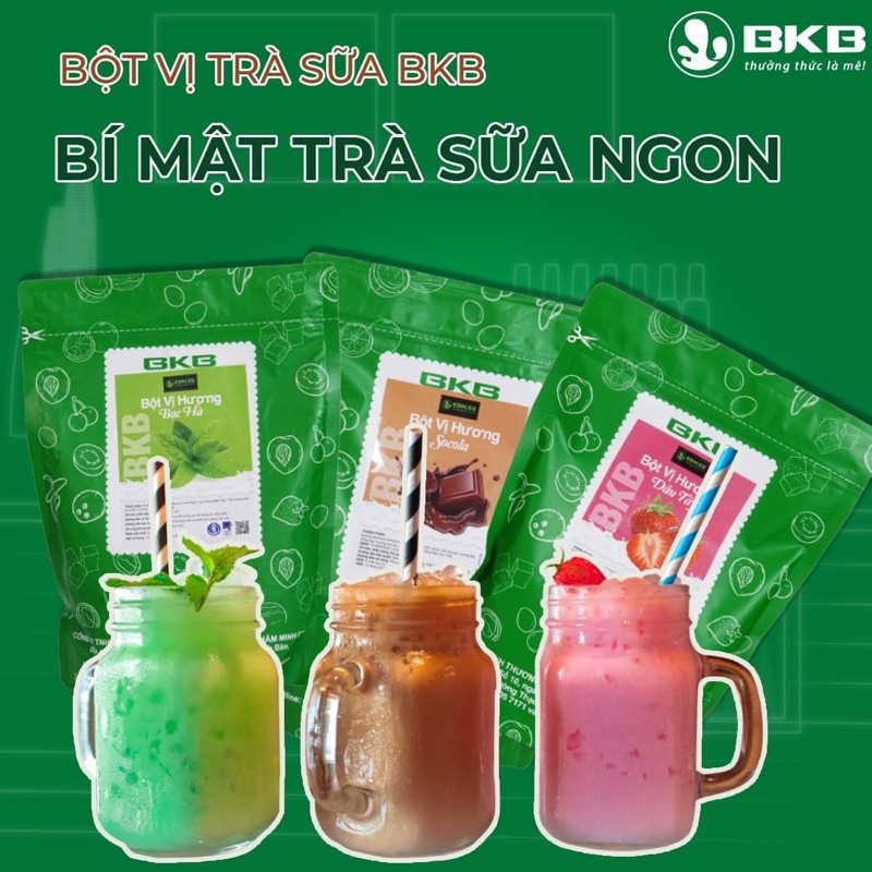 Bột tạo vị pha trà sữa BKB 100g (Tách từ túi 1kg)