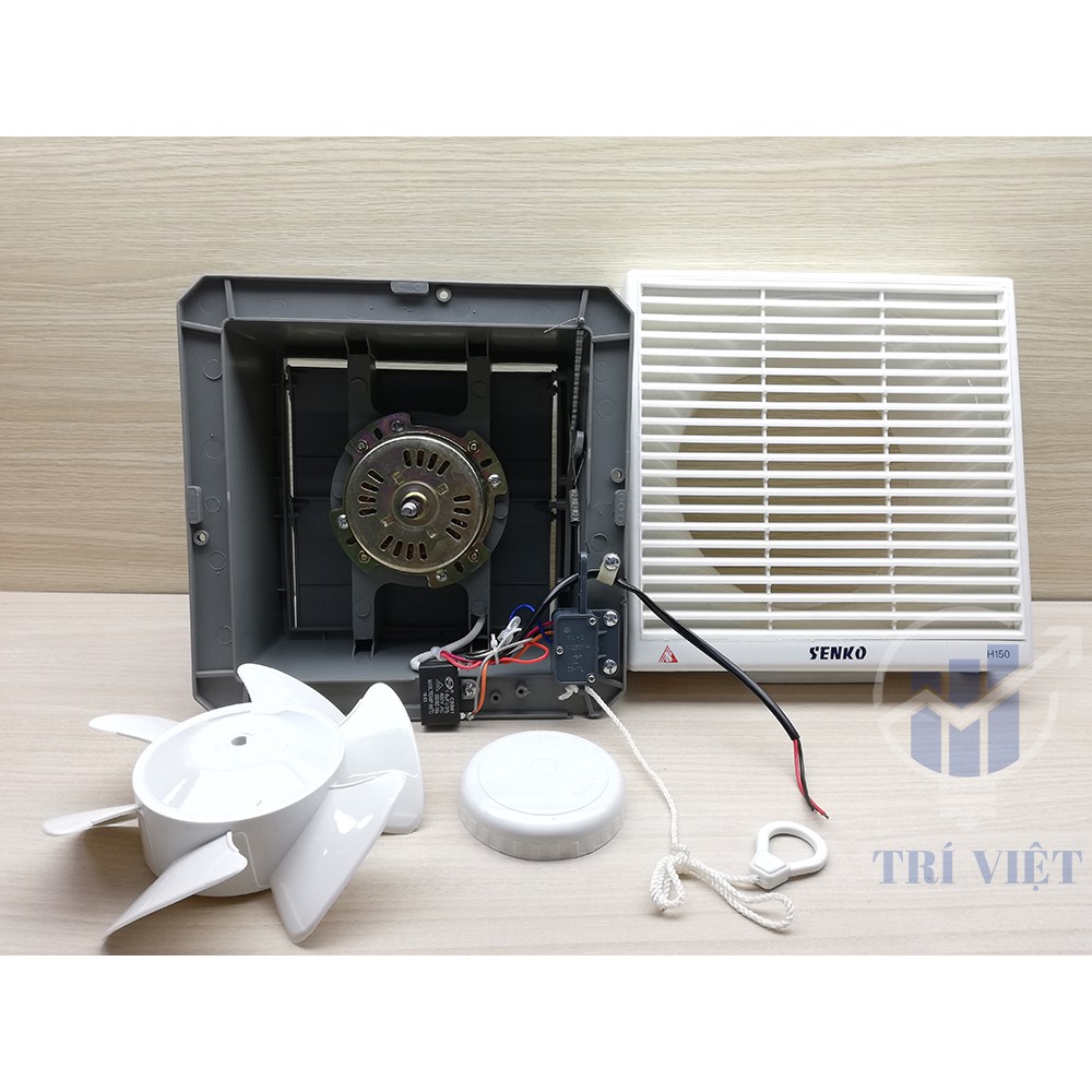 [FREESHIP] Quạt hút mùi âm tường Senko H150 (30W) - Lõi đồng 100% , động cơ chạy êm ái , ít ra ra tiếng động