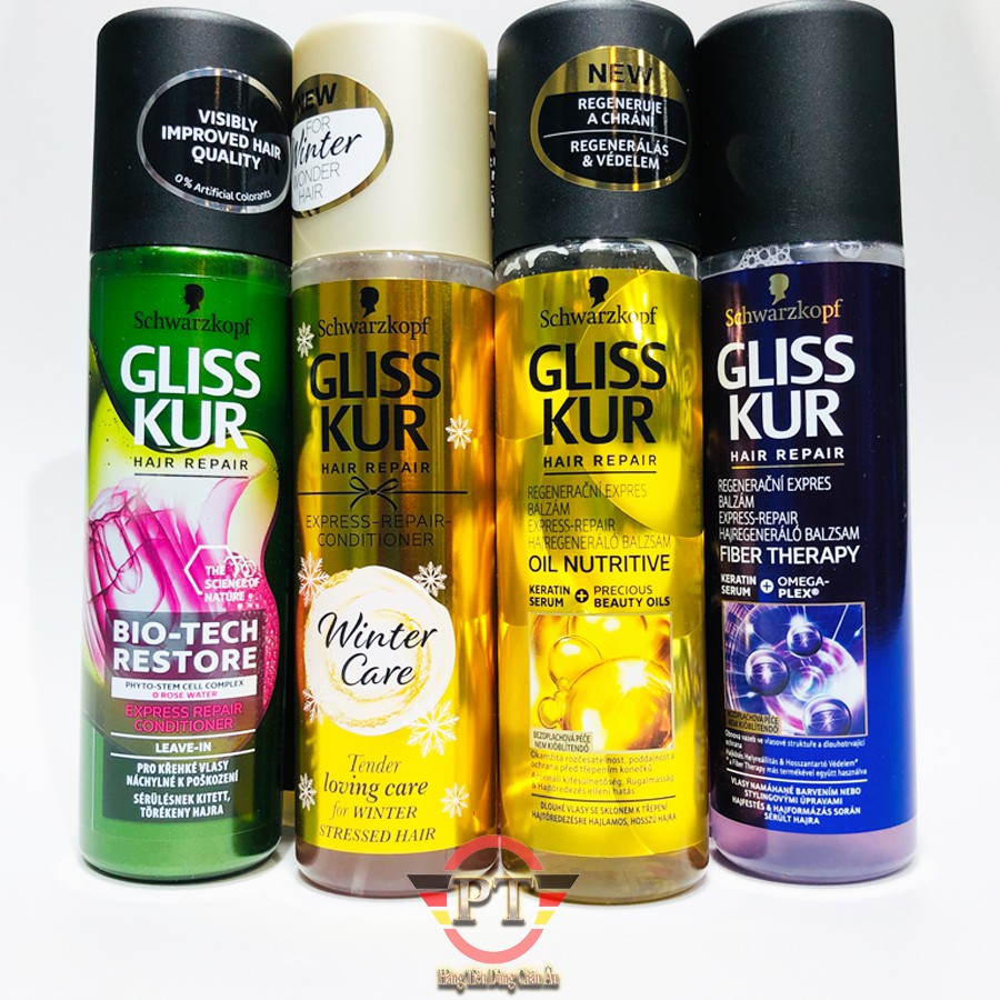 Xịt dưỡng tóc Gliss Kur Hair [200ml] - nhập khẩu Đức