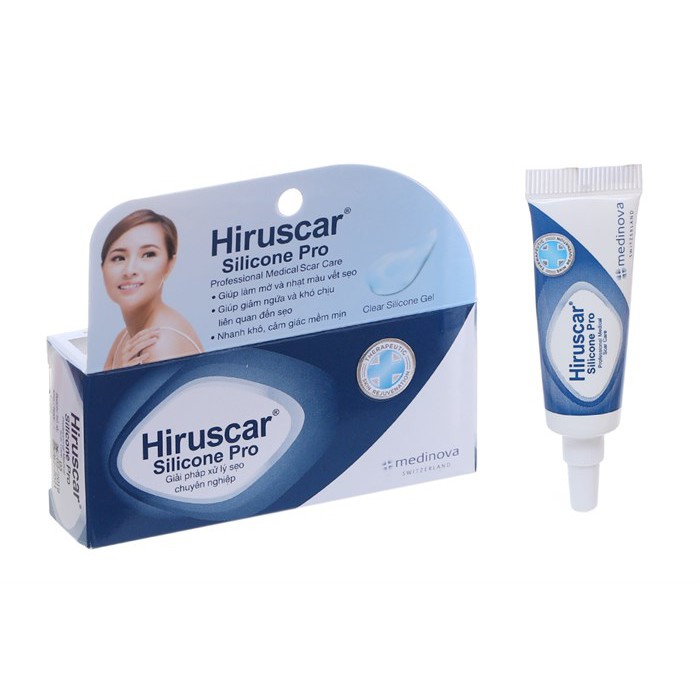 Gel giảm sẹo Mổ, to, lồi, sẹo phì đại Hiruscar Silicone Pro 4G