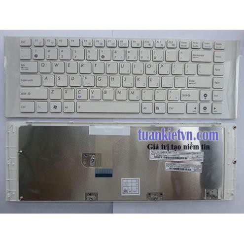 Bàn phím laptop Asus A40 A40DE A40DQ A40DR A40DY A40F A40JA A40JY X42D X42J Màu đen / Màu trắng