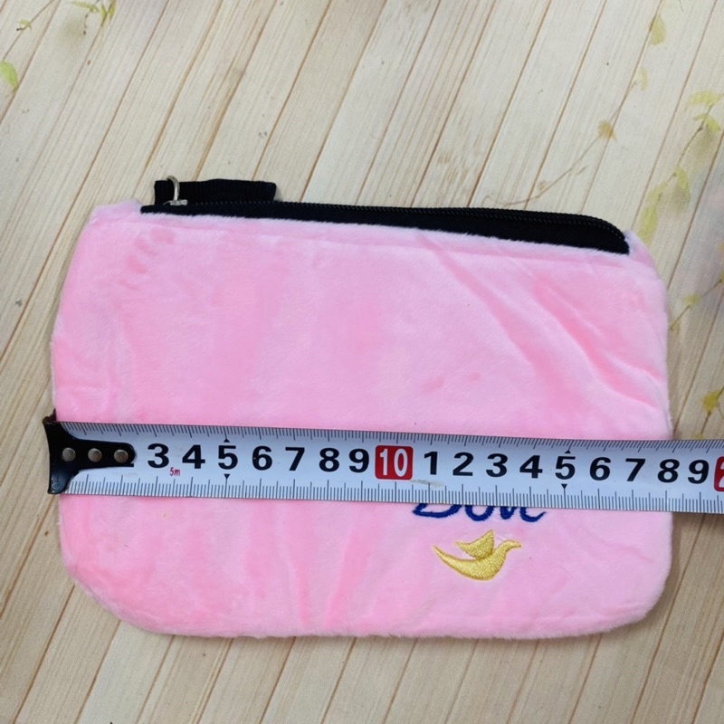 Túi cầm tay vải nhung mềm mại có quai xách Dove