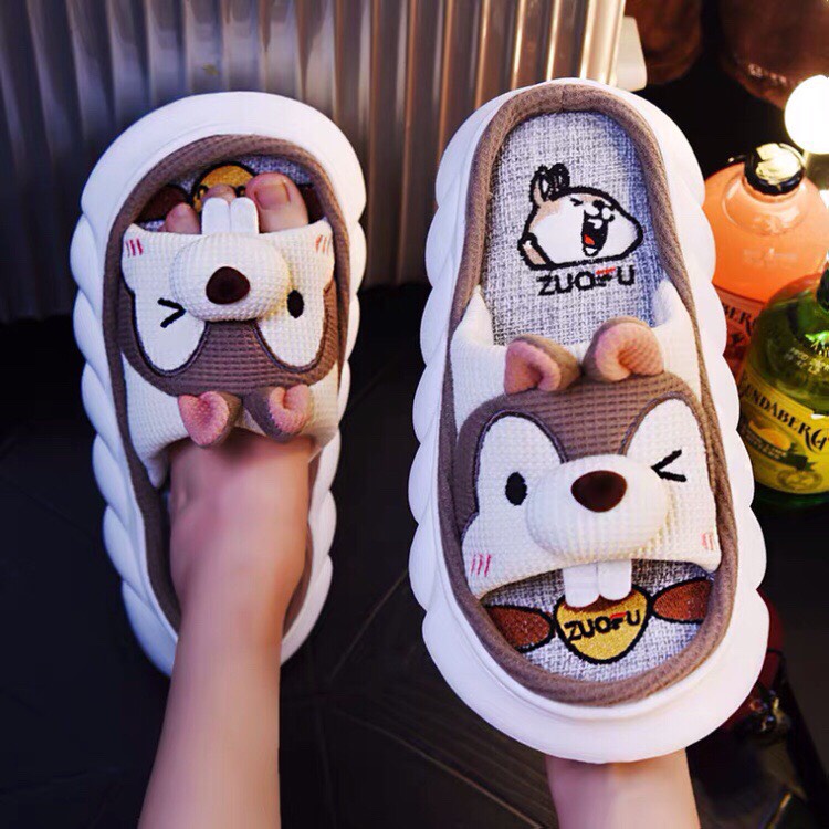 Dep Nữ Quai Ngang Hình Thú Cười Siêu Đẹp