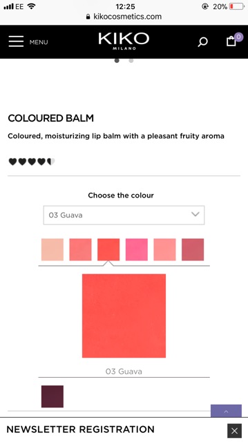 [TOP 1 SHOPEE] Son dưỡng môi có màu Kiko Coloured Balm (Bill Anh)