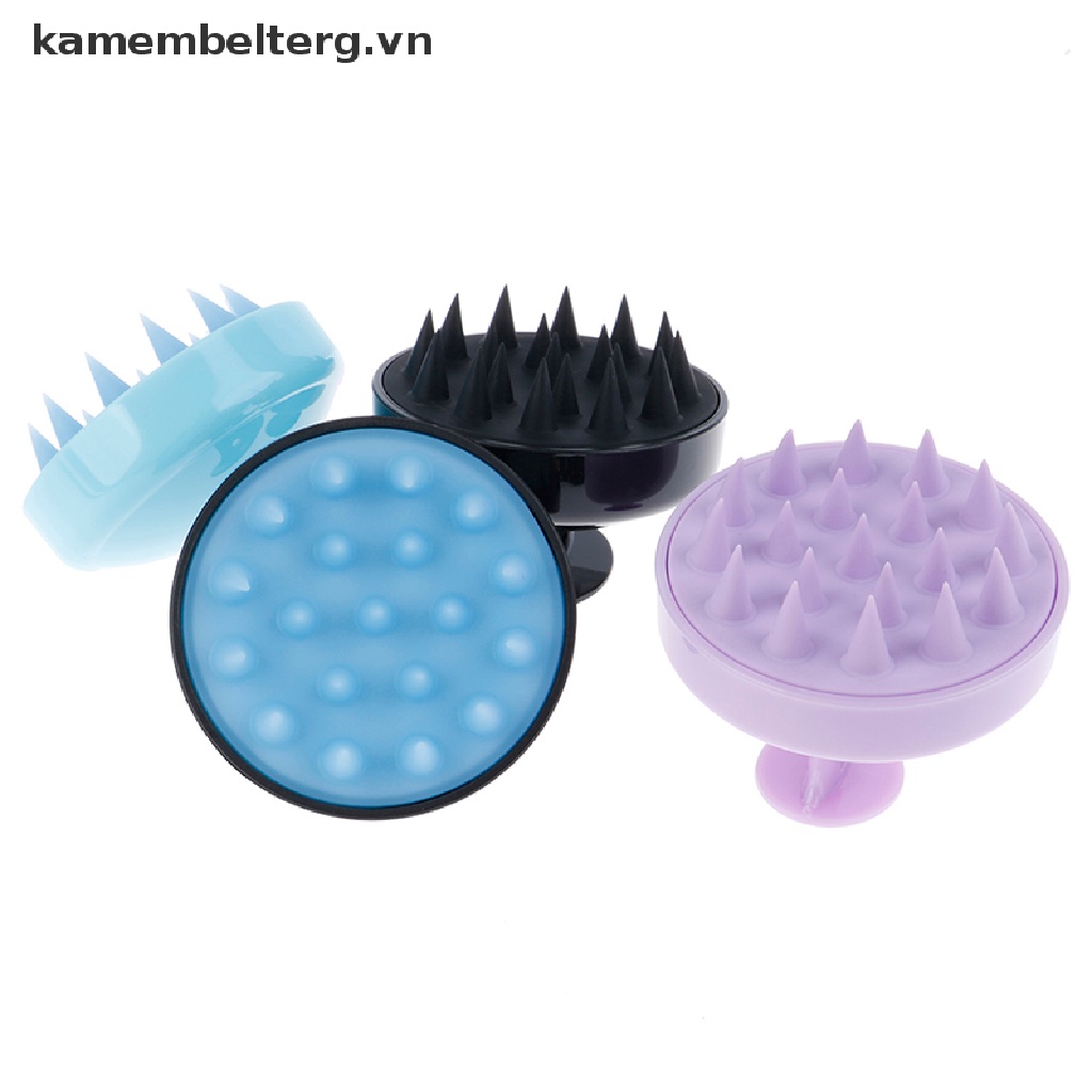 Kk Lược Silicone Mát Xa Da Đầu Khi Tắm Tiện Dụng