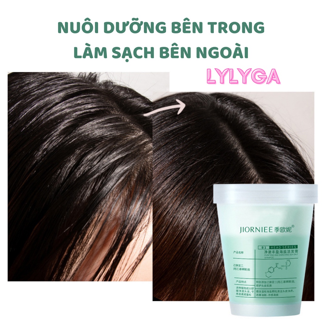 Tẩy tế bào chết da đầu JIORNIEE 250g tẩy da chết tóc muối biển làm sạch gàu kiểm soát dầu nội địa Trung TT05 | BigBuy360 - bigbuy360.vn