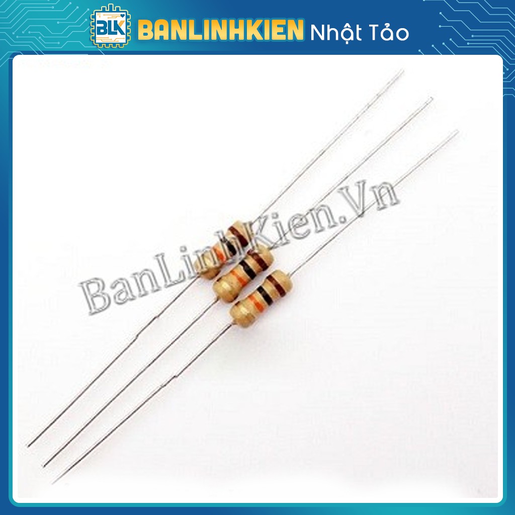 Điện Trở Vạch 1/4W 5% 1K-15K (Túi 50 con)