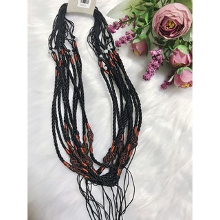 Combo 10 dây đeo cổ màu đen phối vàng dây nâu phối vàng dây đen phối đỏ