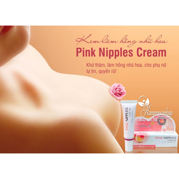 Kem Làm Hồng Nhũ Hoa Pink Nipples Cream 20g Nhật Bản