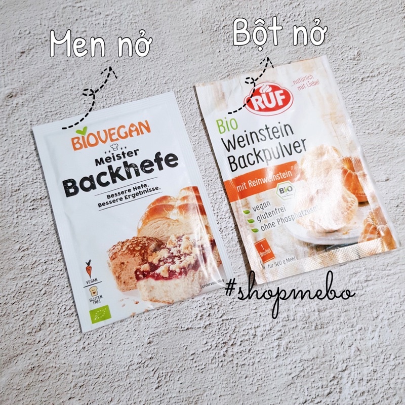 [BIOVEGAN] MEN NỞ HỮU CƠ LOẠI CAO CẤP GÓI 7GR