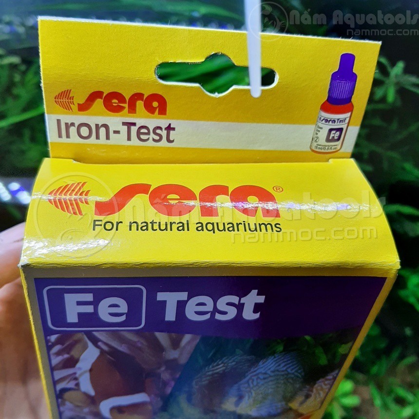 Bộ TEST Fe SERA | Kiểm tra nồng độ Sắt trong bể cá cảnh, thuỷ sinh