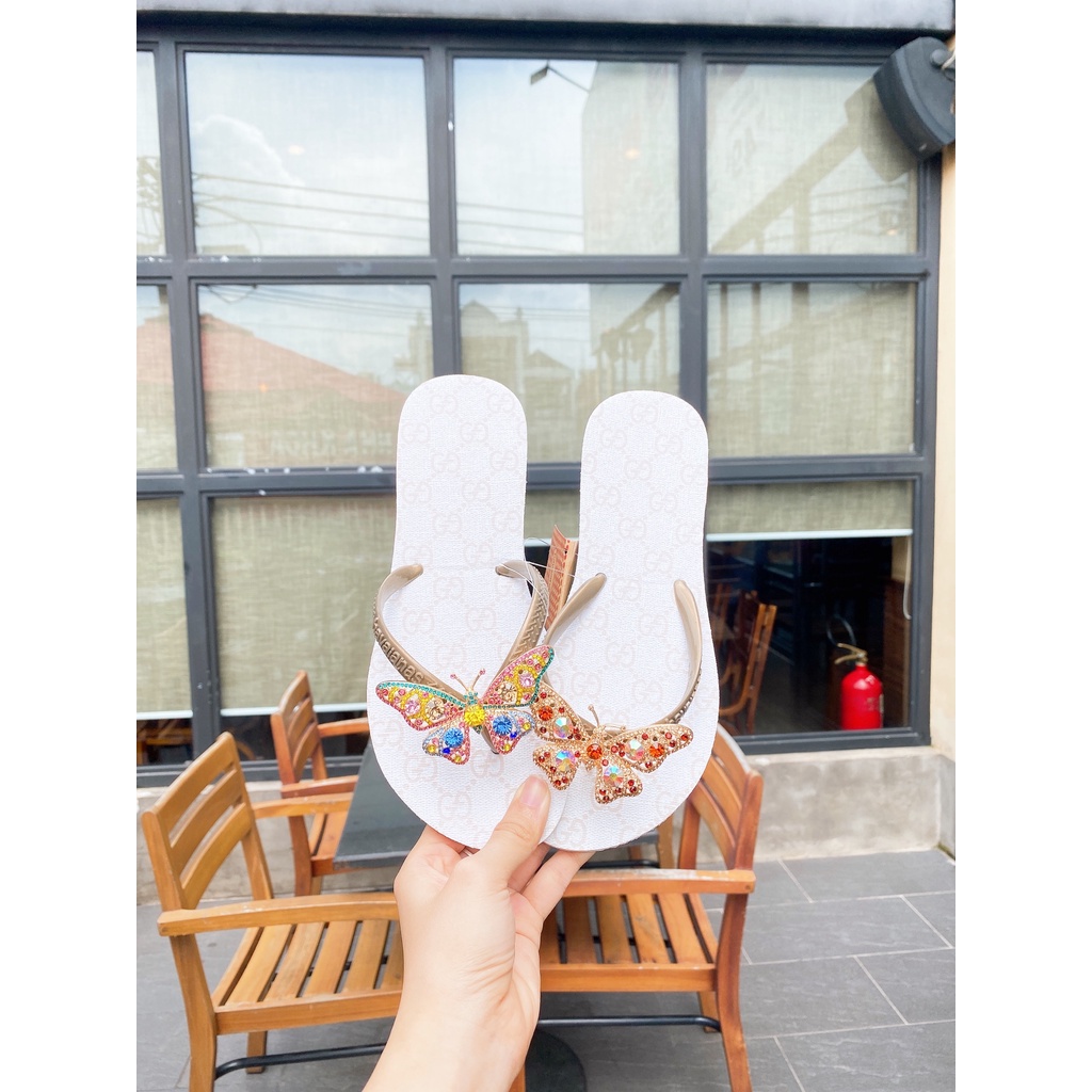 Dép Havaianas xỏ ngón nữ quai ngắn đế thương hiệu G.C