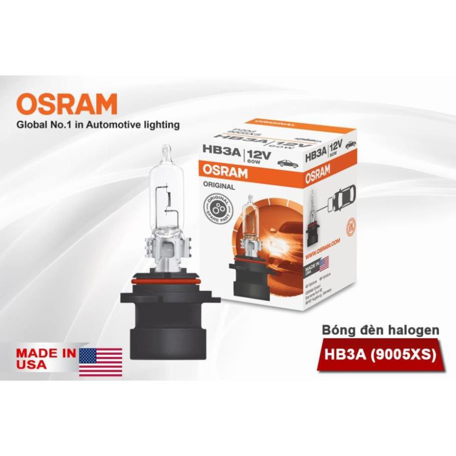 Bóng đèn halogen OSRAM ORIGINAL HB3 12v 60w (chân thẳng)