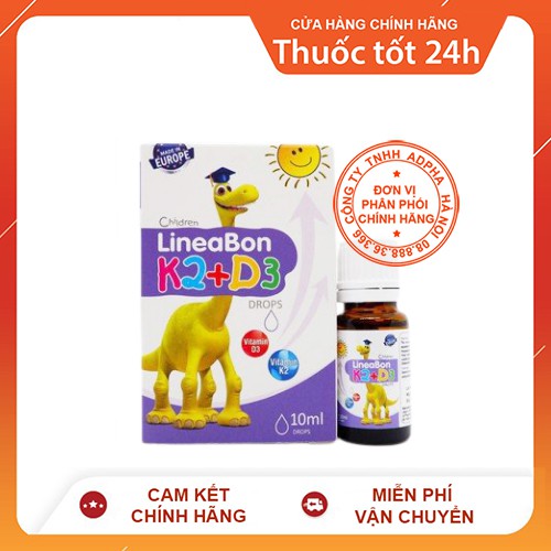 LineaBon K2+D3 - Bổ sung vitamin K2, D3. Tăng cường hấp thu canxi tối đa