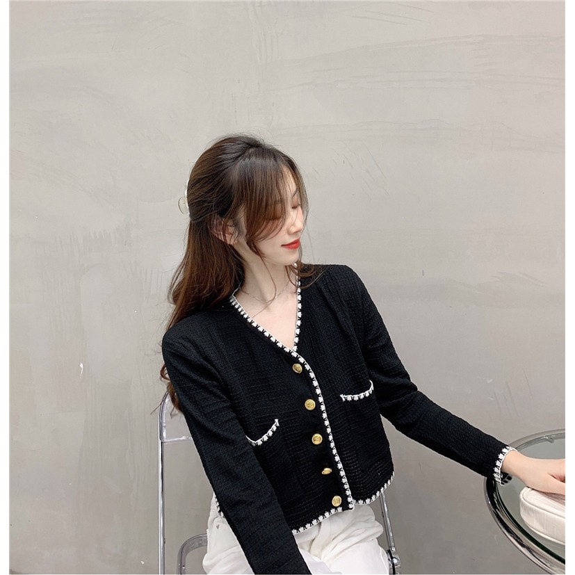 Áo Cardigan Dệt Kim Tay Ngắn Dáng Lửng Trẻ Trung Quyến Rũ Hợp Thời Trang  TOTICHAN AK20 | BigBuy360 - bigbuy360.vn