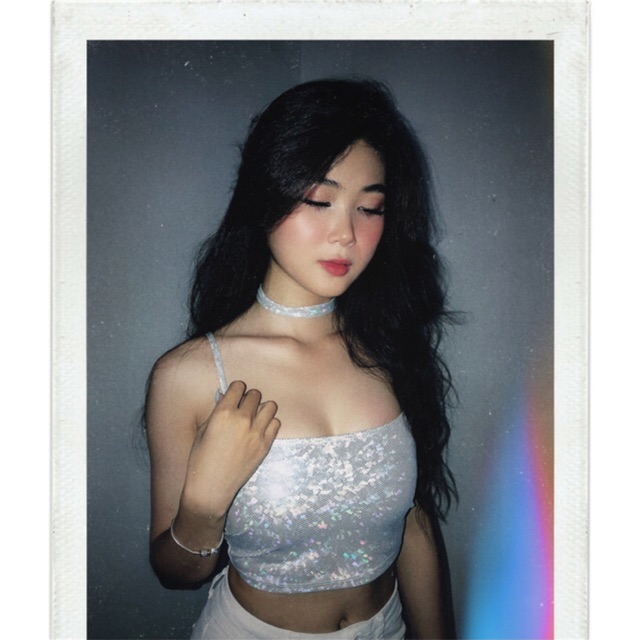 Cami bling top kèm vòng cổ