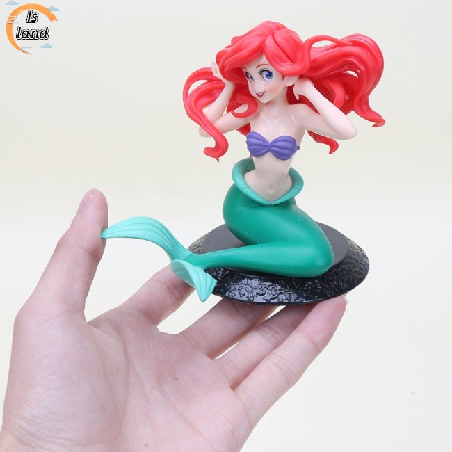 Mô Hình Nàng Tiên Cá Ariel Trang Trí Bánh Kem Đáng Yêu 10/20cm