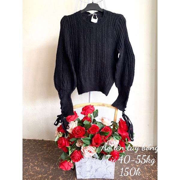 Áo len kiểu - dáng croptop