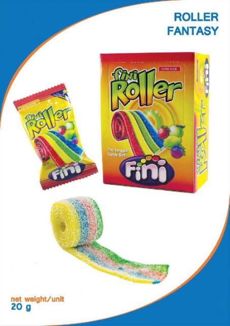 (4 vị) Kẹo cuộn Fini Roller Fizz gói 20gr