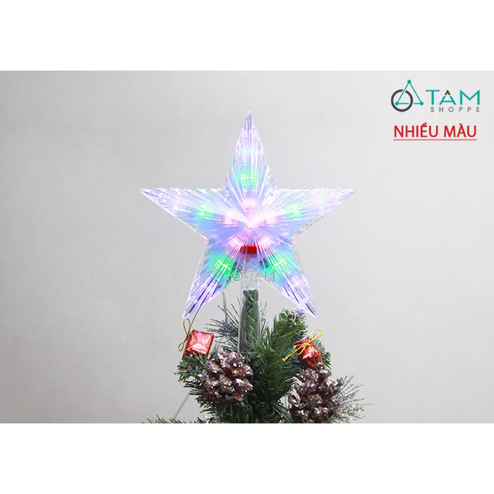 Ngôi sao gắn đỉnh cây thông Noel đèn Led hiệu ứng X-NSGD-02 TTTM