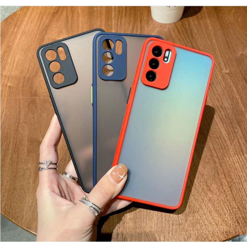 Ốp lưng Oppo Reno4 Reno4 pro Reno5 Reno6-5g Reno6z 5g - Ốp điện thoại nhựa PC đa sắc màu