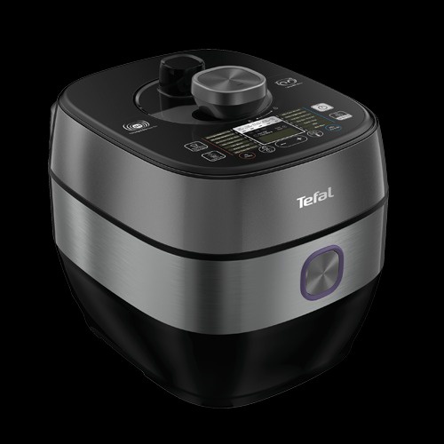 Nồi áp suất điện 5 lít 2 lồng niêu hầm chậm đa năng Tefal Smart Pro CY638868 1300W - Hàng chính hãng