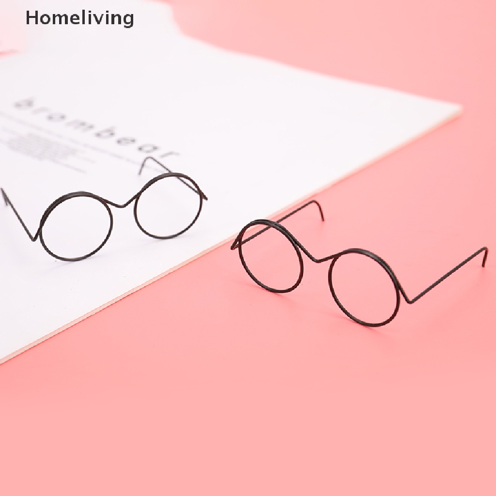 Mắt Kính Không Gọng Tròn Thời Trang Dành Cho Búp Bê