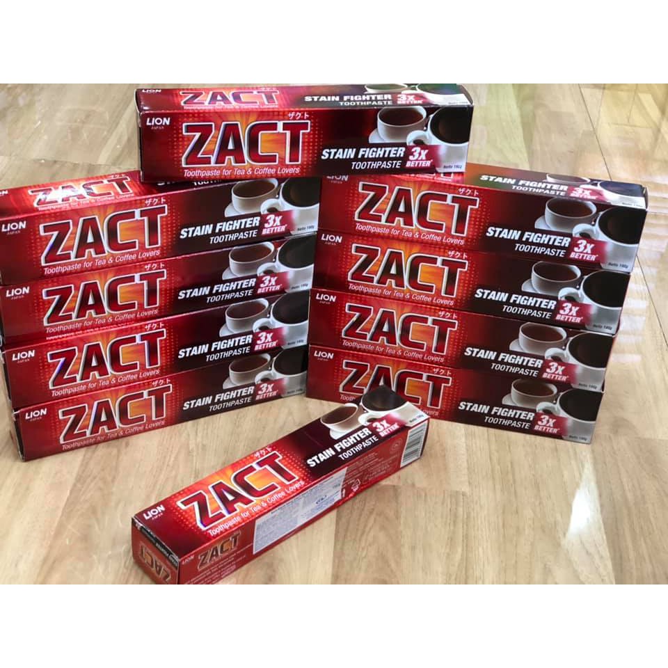 KEM ĐÁNH RĂNG ZACT LION STAIN FIGHTER 190G CHÍNH HÃNG - 4426