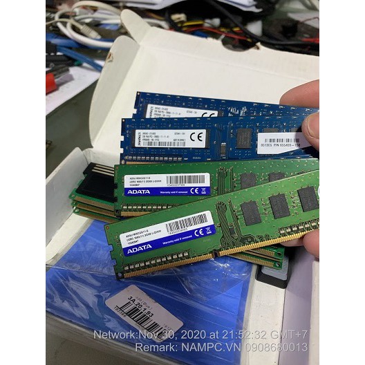 RAM DDR3 2G 4G 8G BUS 1333 1600 cho PC