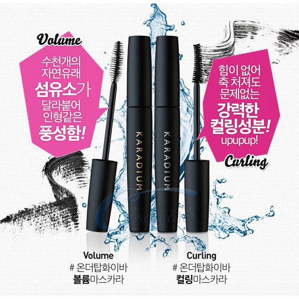 Mascara Siêu Dày Và Cong Karadium On The Top Fiber Mascara (Đen) | BigBuy360 - bigbuy360.vn