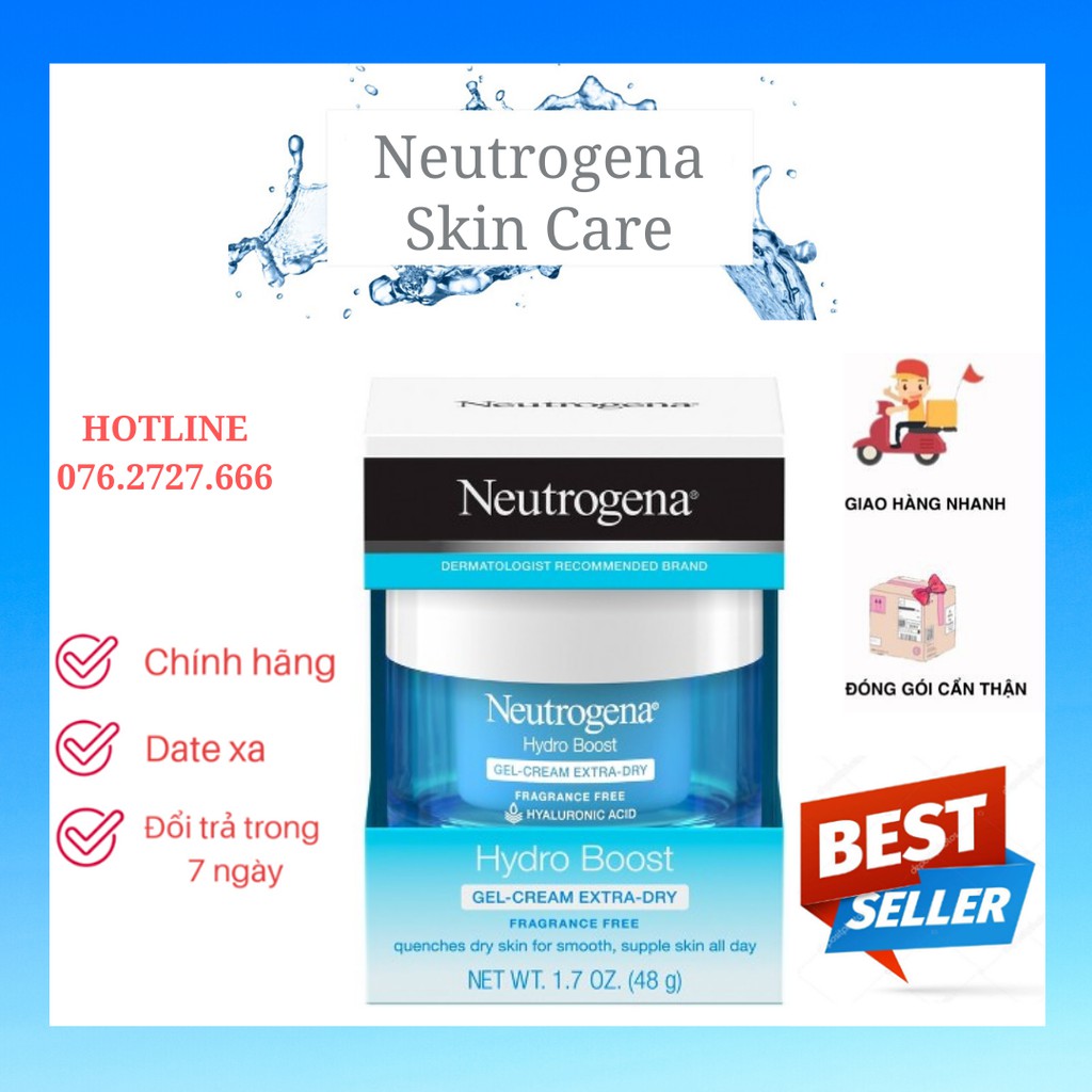 Gel dưỡng ẩm Neutrogena Hydro Boost Gel Cream Extra Dry Skin (dành cho da khô)