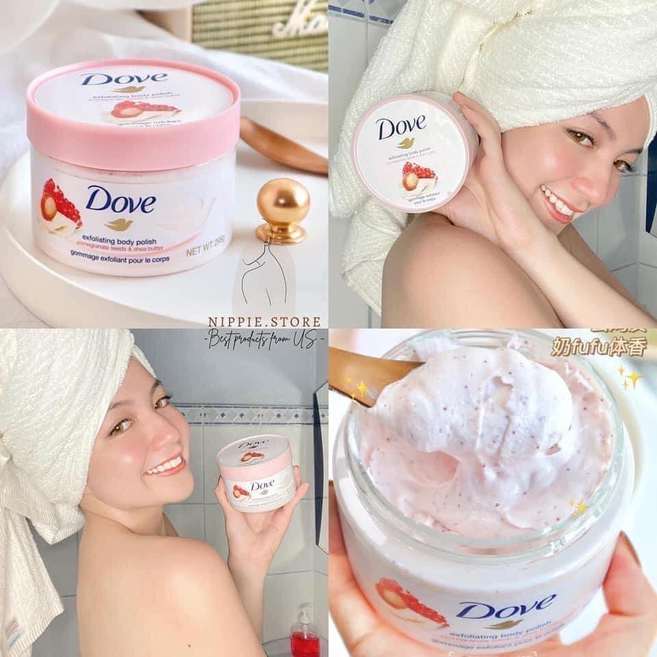 Tẩy Da Chết Toàn Thân DOVE Exfoliating Body Polish