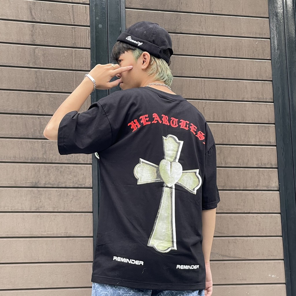 Áo thun unisex reminder cross love T-Shirt Nam nữ Kun Shop