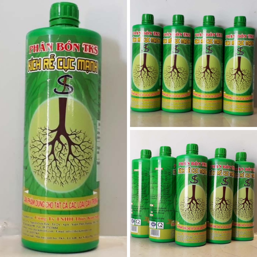KÍCH RỄ CỰC MẠNH TKS  Ra Rễ Mạnh, Đâm Chồi Khỏe Vọt Ngọn - Chai 1 Lít
