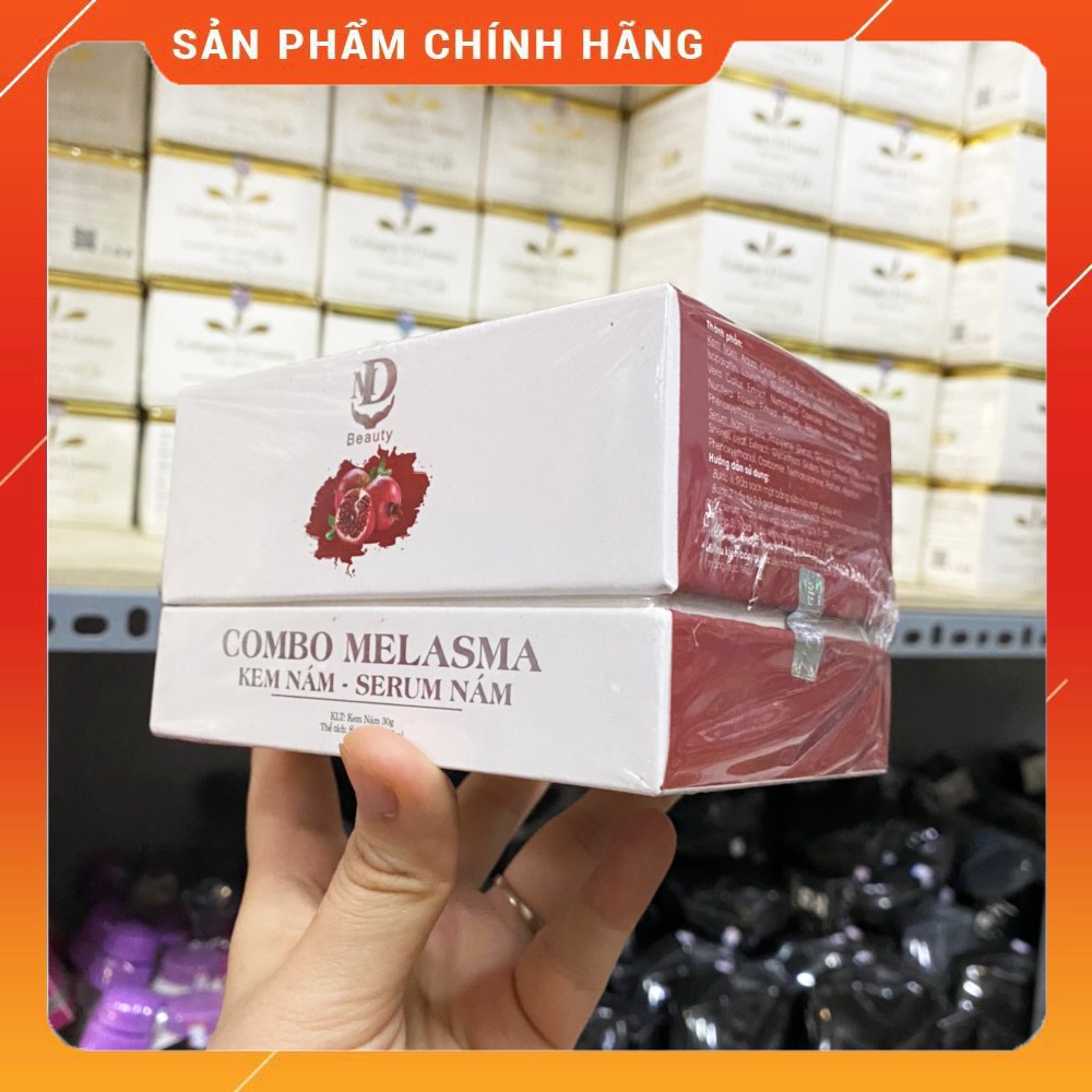 [Chính hãng] Combo Kem lựu đỏ Melasma và Serum MD Beauty