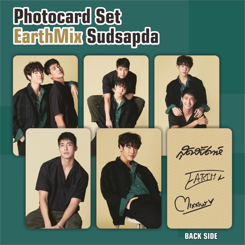 Bộ hình thẻ thần tượng EARTHMIX SUDSAPDA THAILAND STUFF