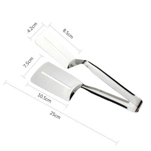 Kẹp inox gắp đồ ăn, xẻng gắp đồ chiên kẹp thực phẩm bằng inox bền đẹp