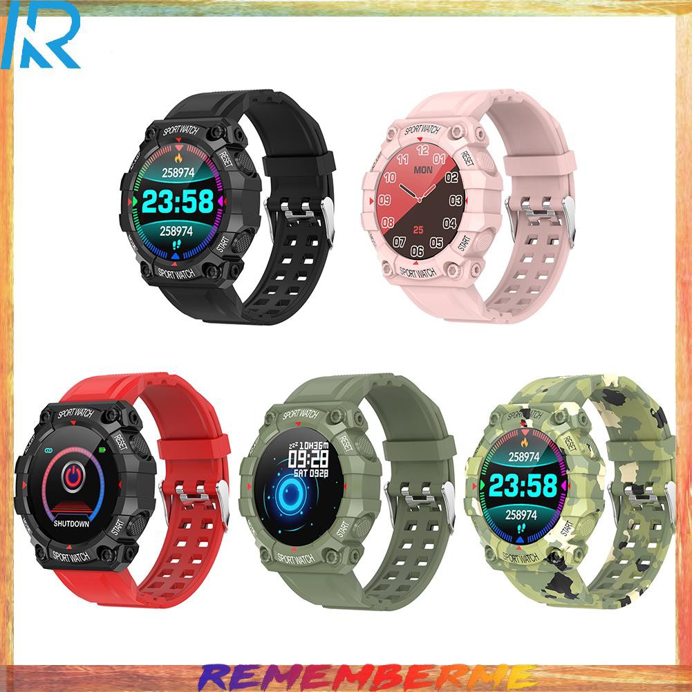 FD68 1.3 inch Touch Smart Watch Heart Rate Reminder Sports Fitness Tracker